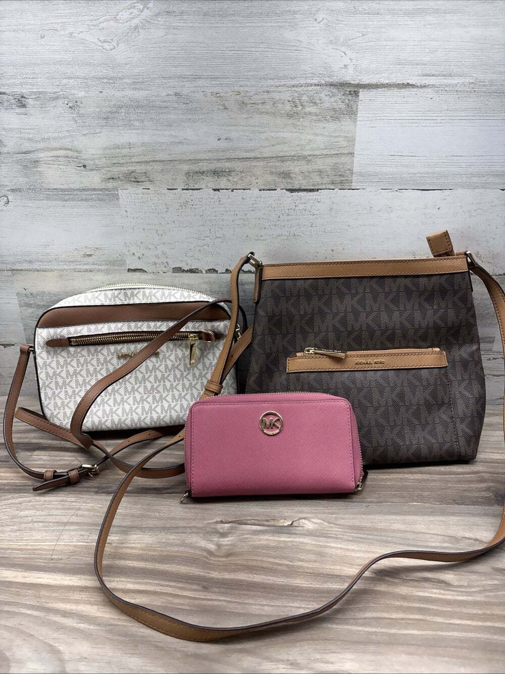 Michael Kors Morgan Leather Purse Lot Of 2+ Wallet